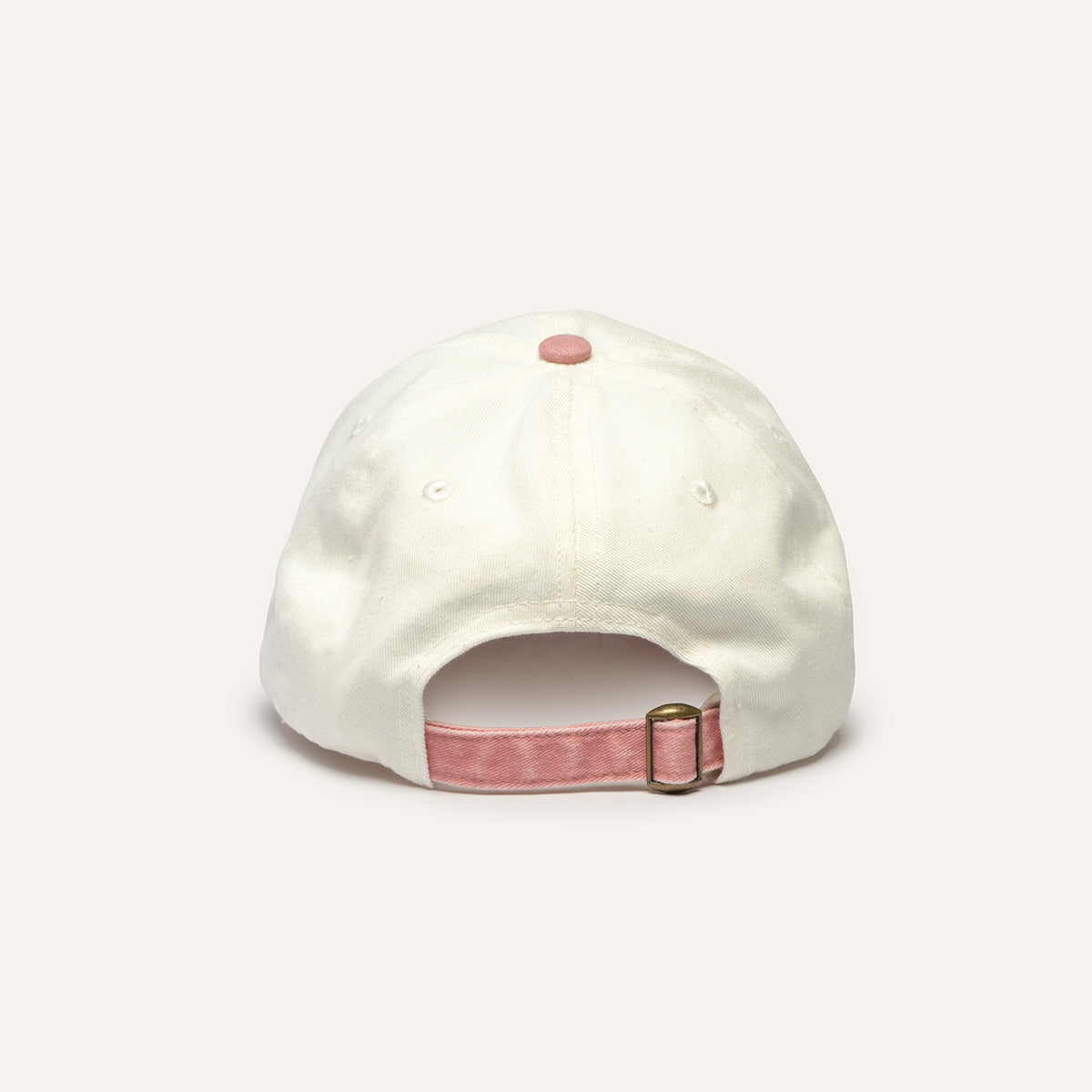 Just Be Nice hat, back view on a white background