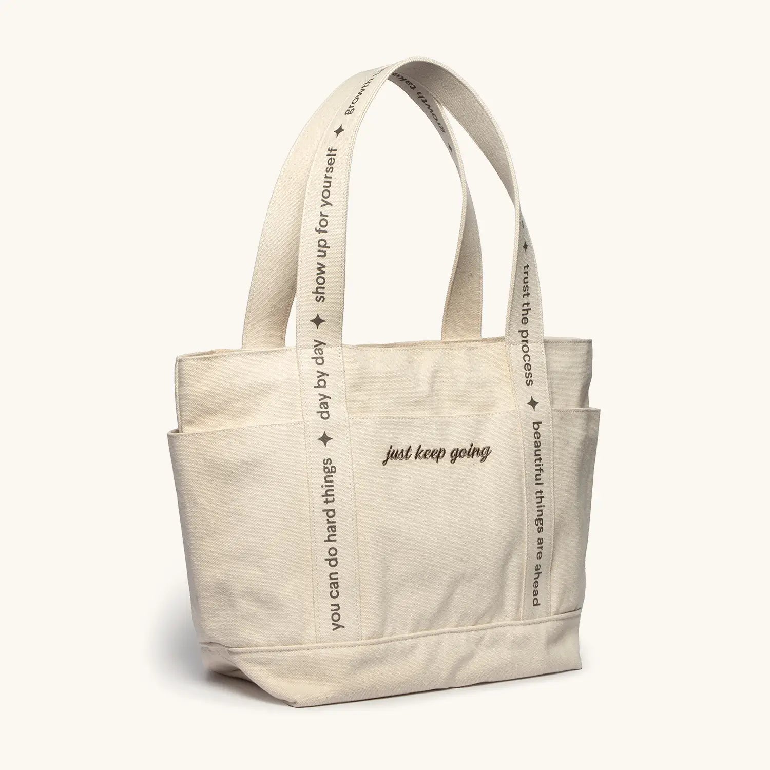 Little Words Project Just Keep Going Tote, on-model lifestyle shot