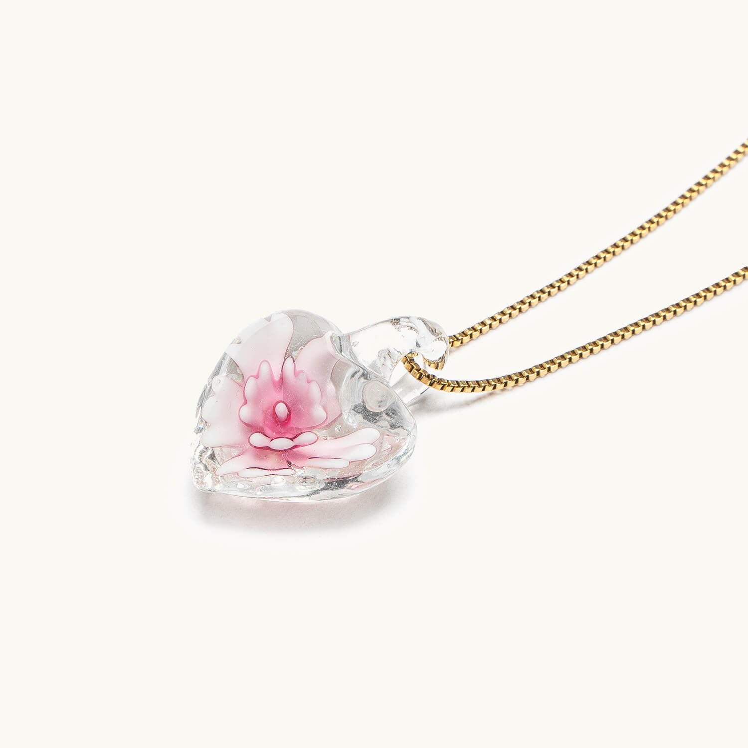 Glass Floral Necklace- Lovestruck