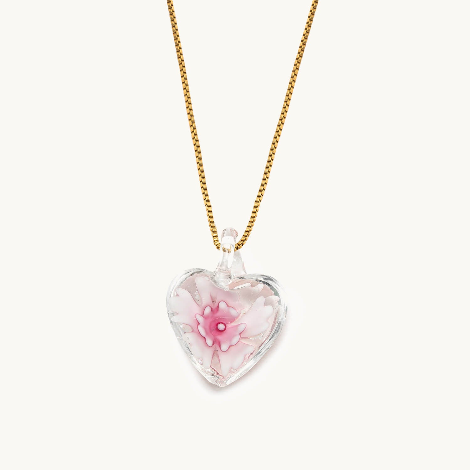 Glass Floral Necklace- Lovestruck