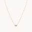 Solitaire Evil Eye Necklace