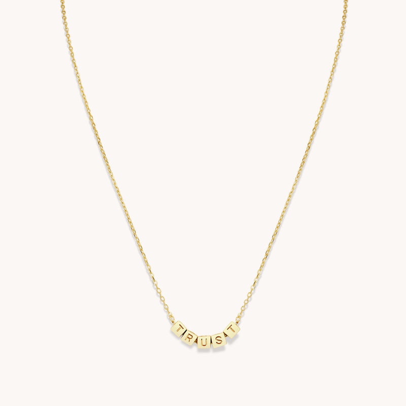 Tiny Words Trust Necklace