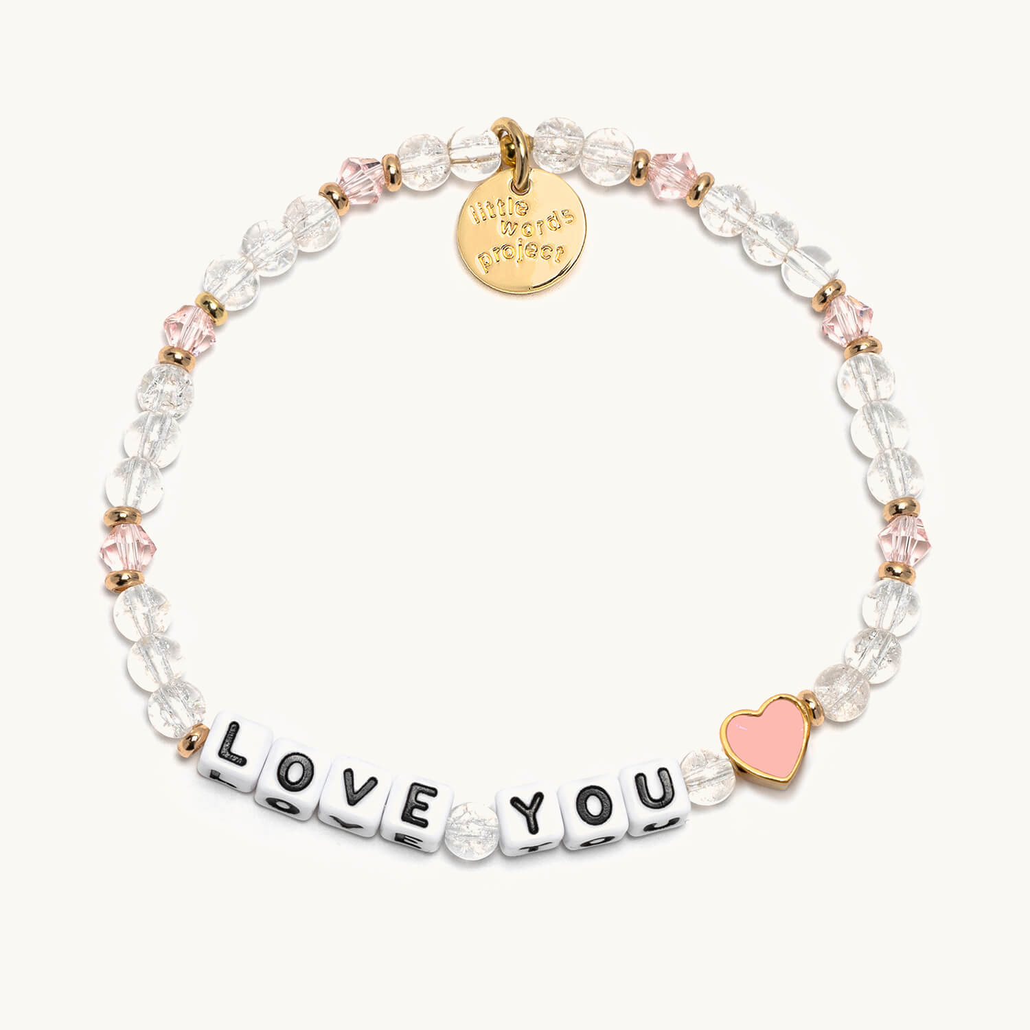 Love You | Beaded Bracelet - Little Words Project