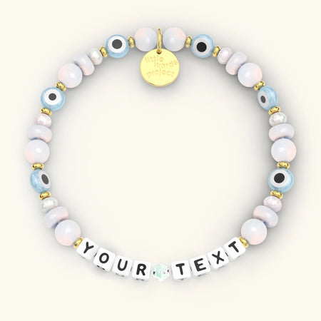 draw MILK BEADS BRACELET（BEADS:L） Custom Mystic Blessings Bracelet | Women's Day | Little Words Project