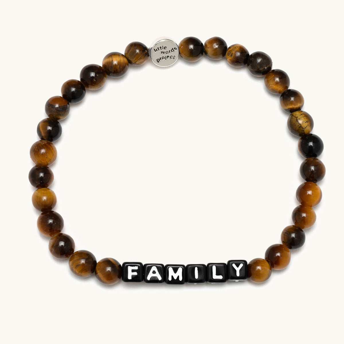 Family- Men's Beaded Word Bracelet for Men