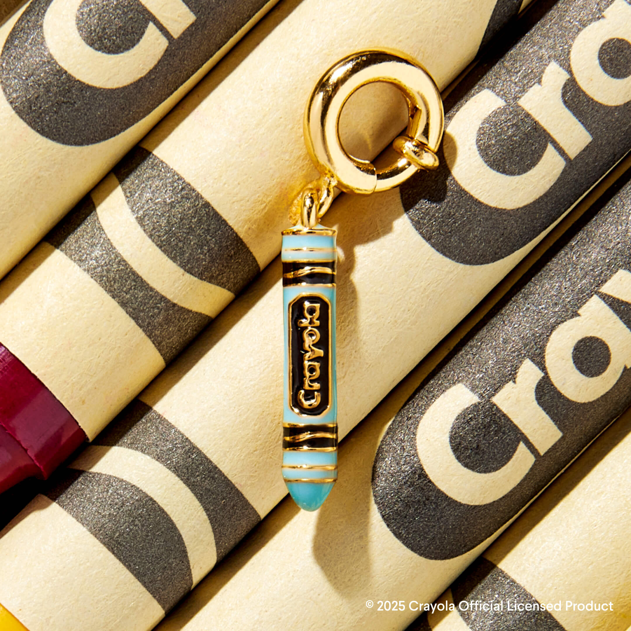 Blizzard Blue Crayon Charm- Crayola®