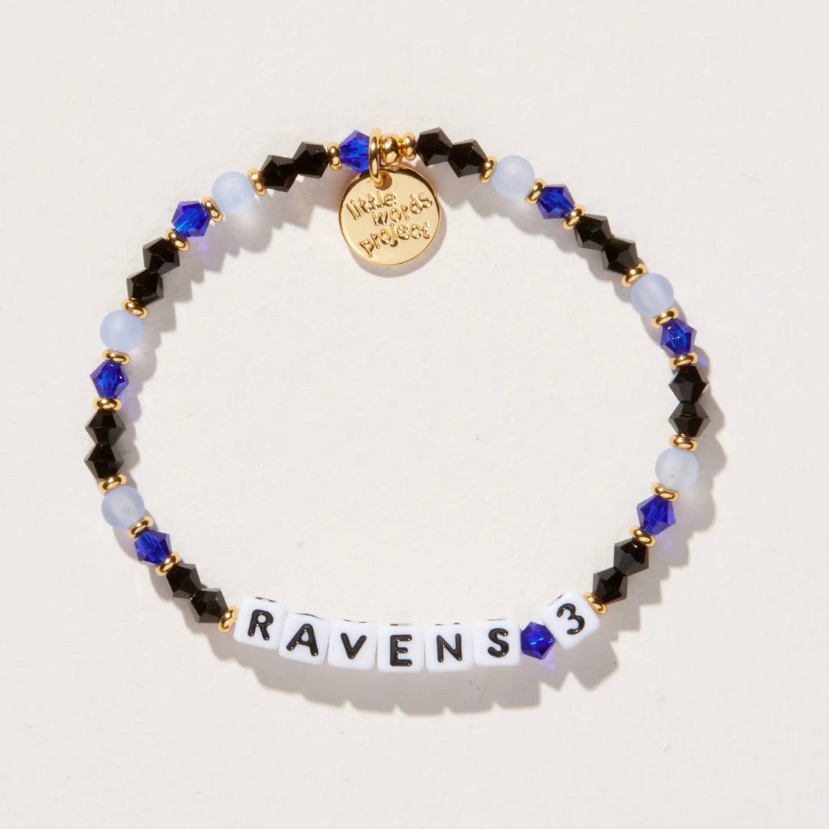 Ravens 3 bracelet flat lay