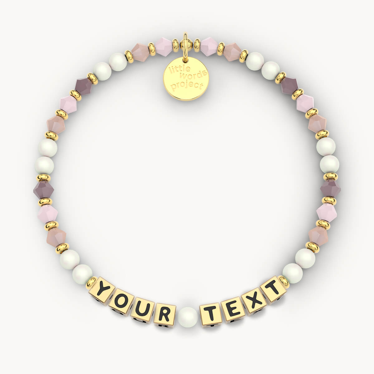Custom Peachy Love Gold Letters
