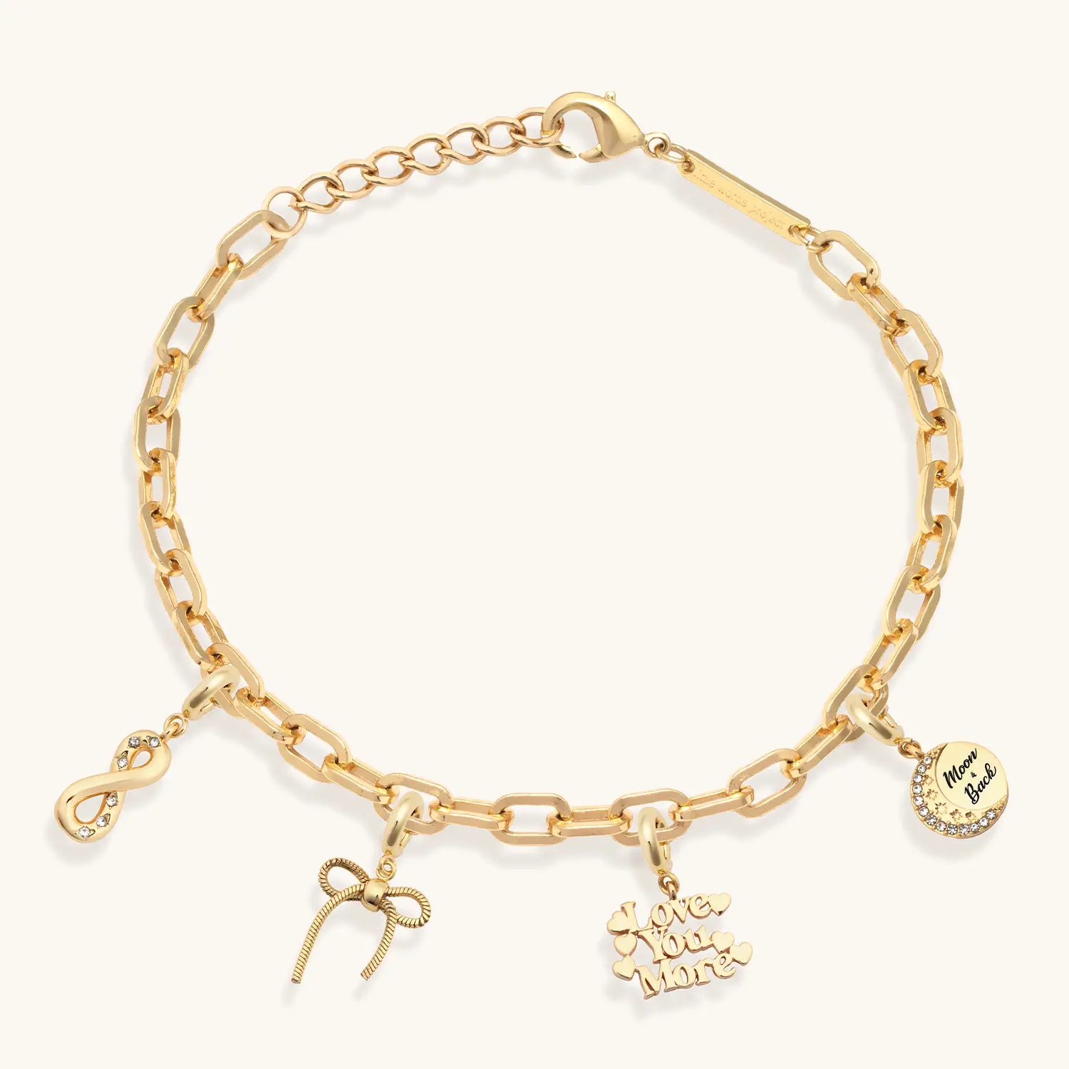 Love You More Charm Bracelet
