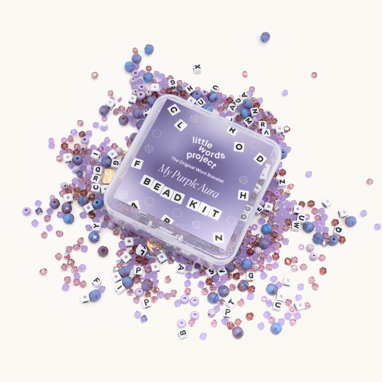 Purple Aura Bead Kit beads