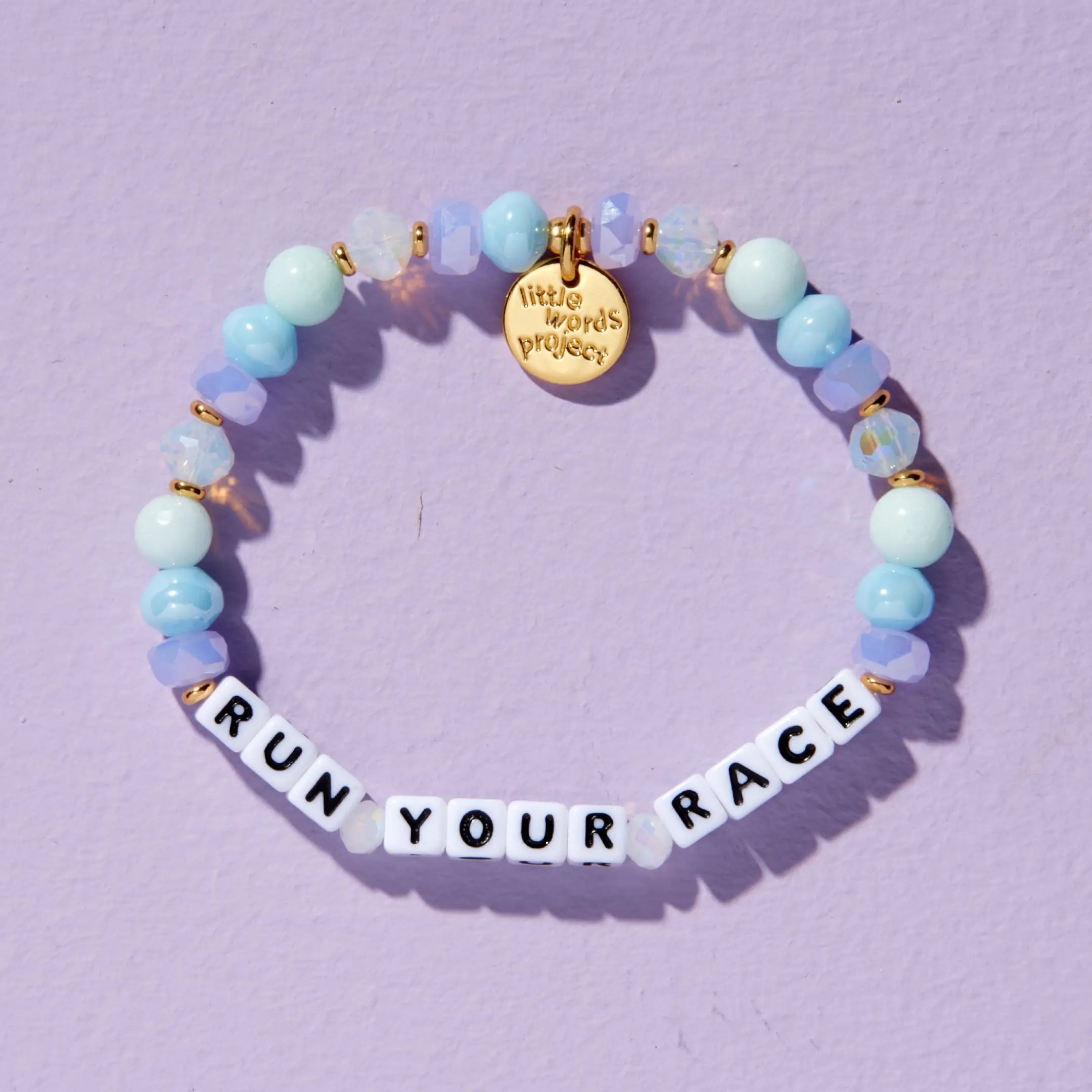 Little Words Project Run Your Race bracelet, on-model lifestyle shot