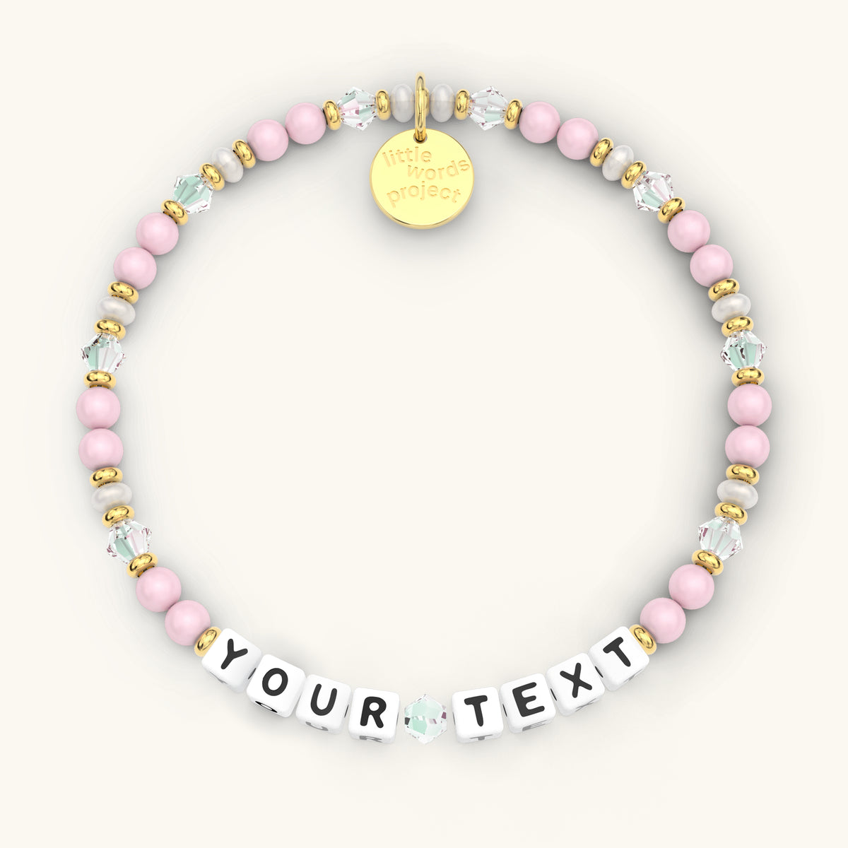 Custom Strawberry Cloud | Beaded Bracelet - Little Words Project