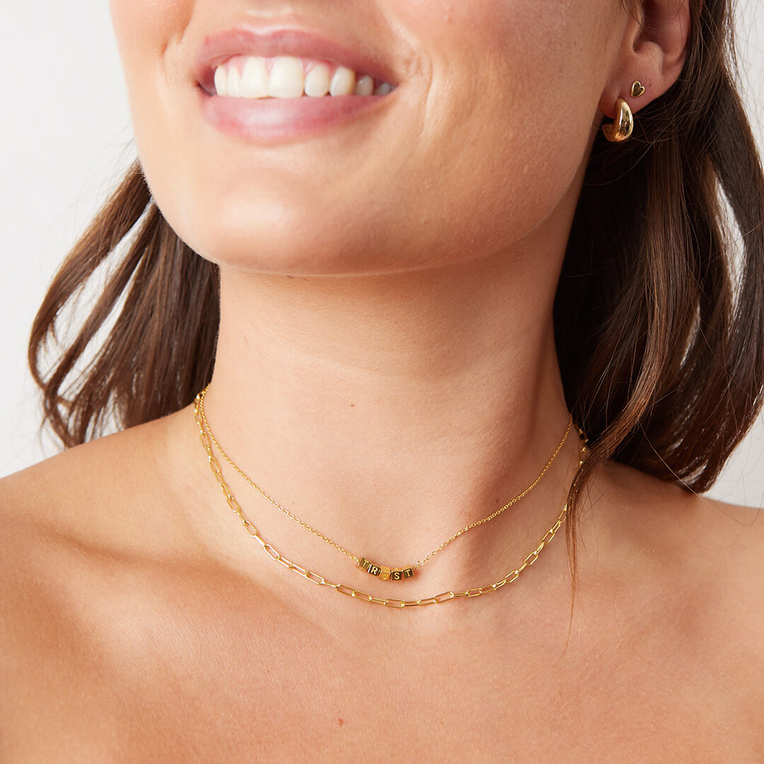 Tiny Words Trust Necklace Little Layers Collection Little Words Project