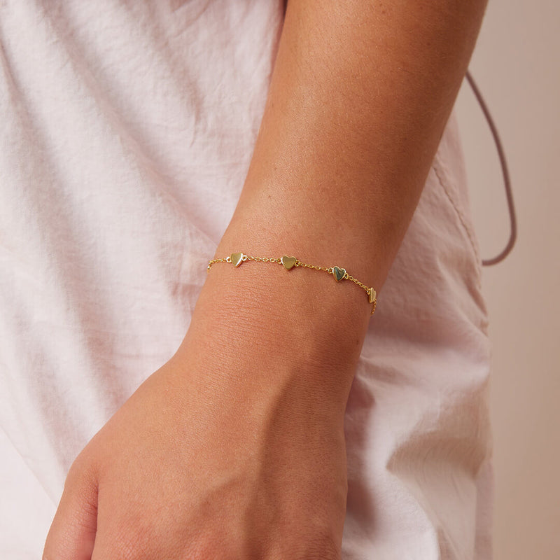 Hearts By The Yard Bracelet