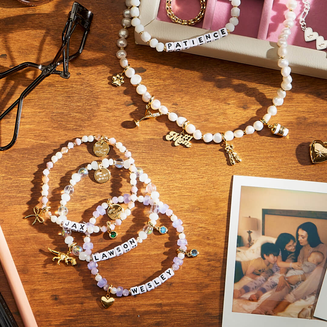 Custom Bracelets and Necklace with Charms