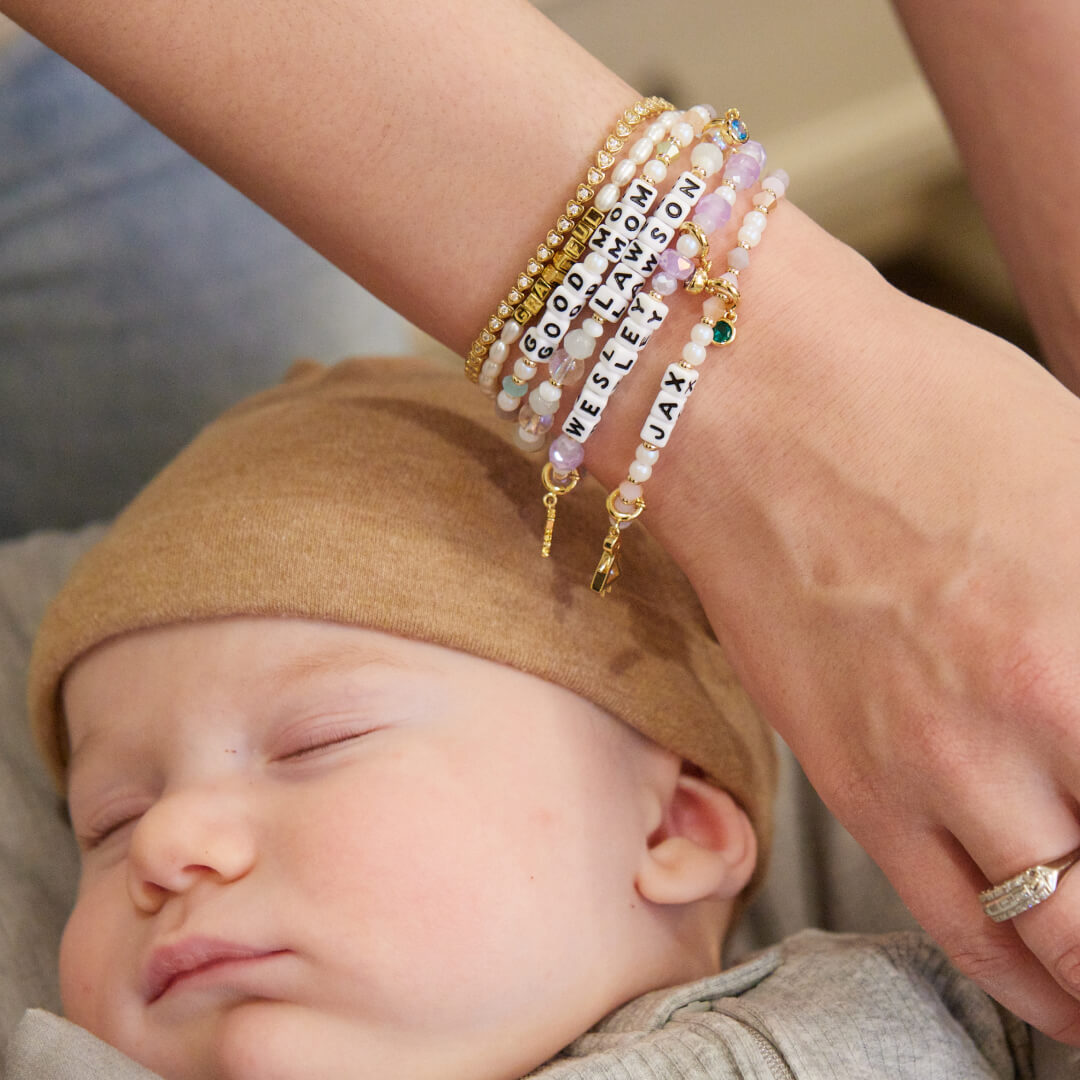 Bracelet Stack on Wrist