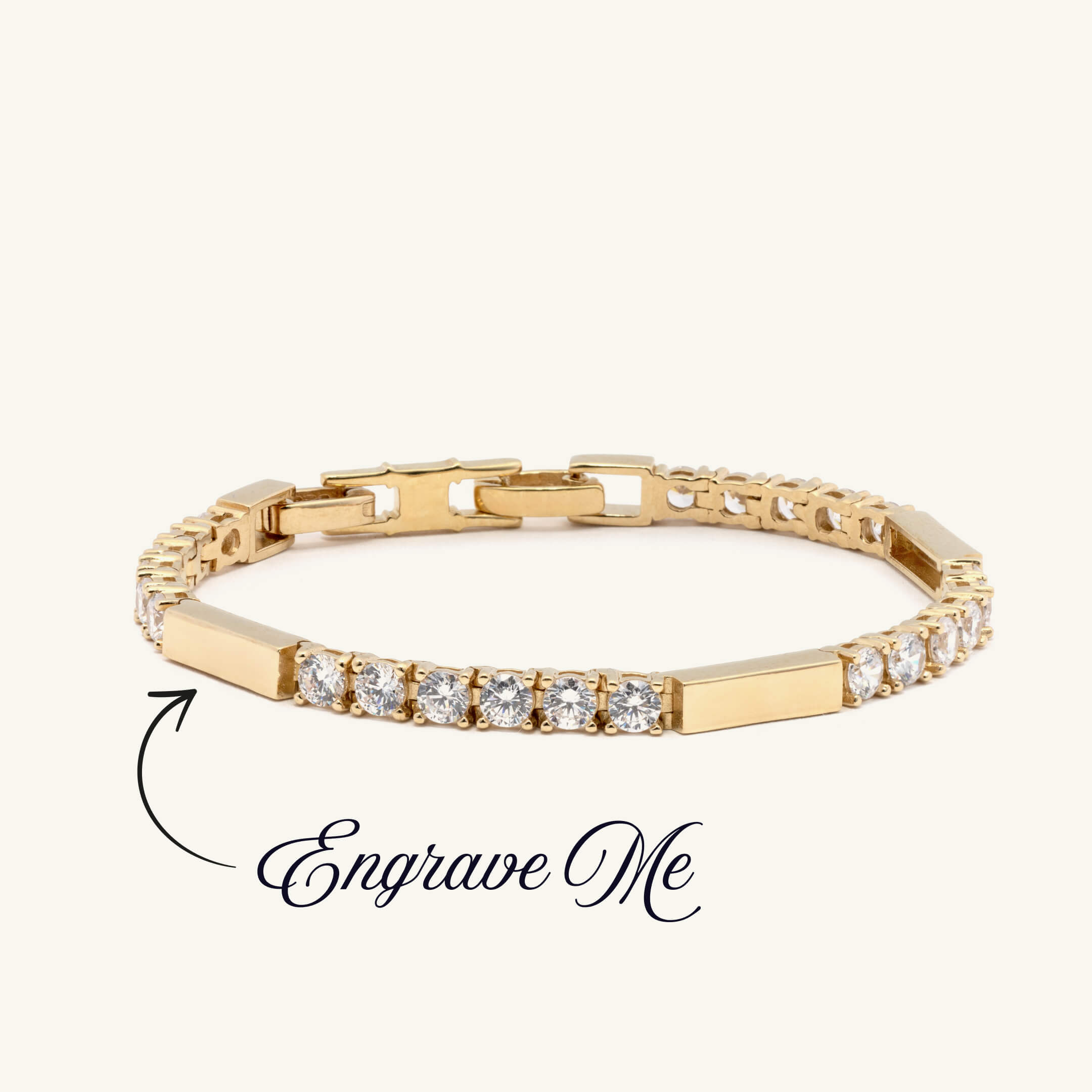 Engravable Tennis Bracelet