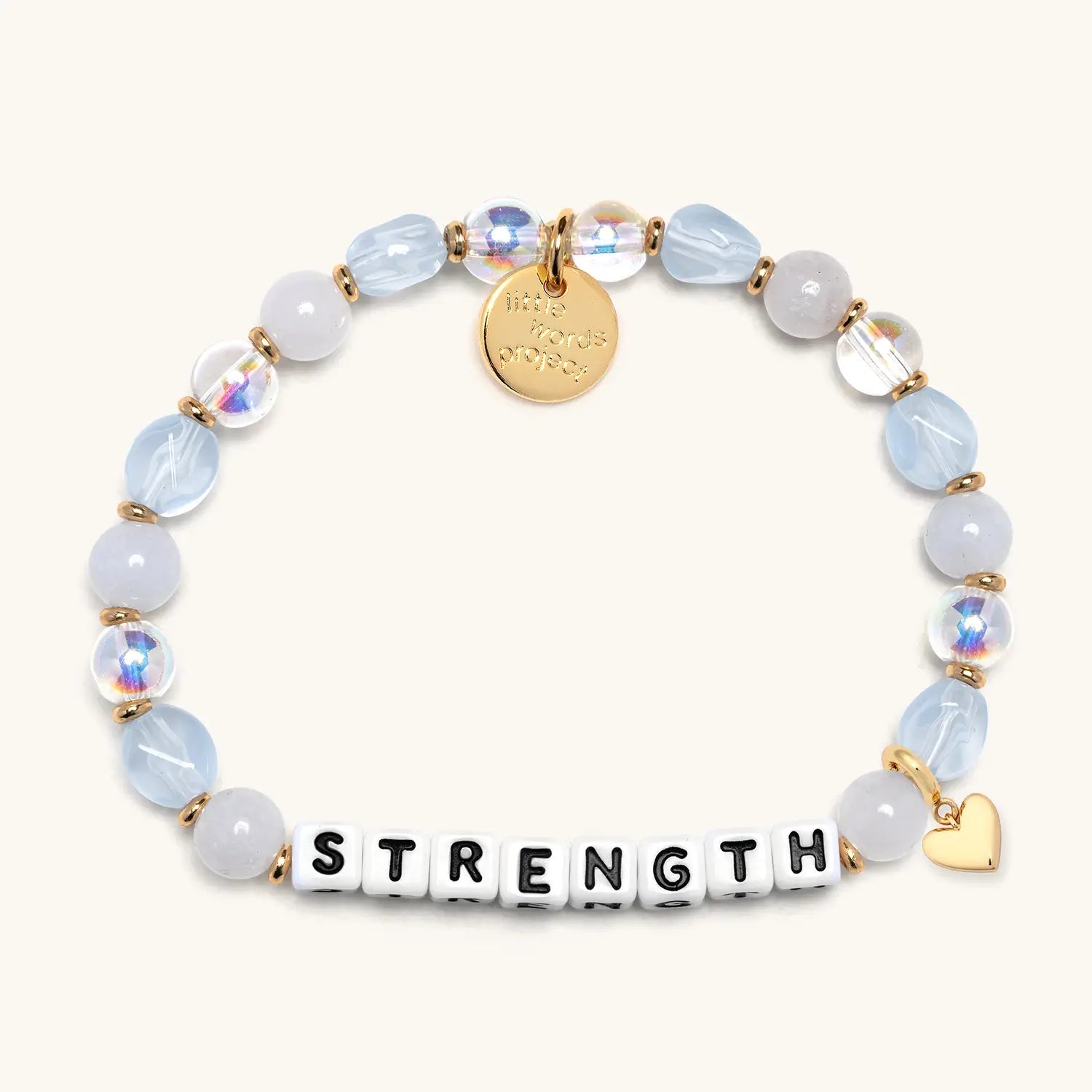 Strength Bracelet with a heart charm