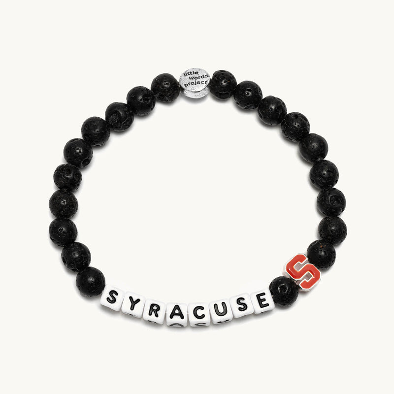 Syracuse® Lava Stone- Syracuse University® Bracelet