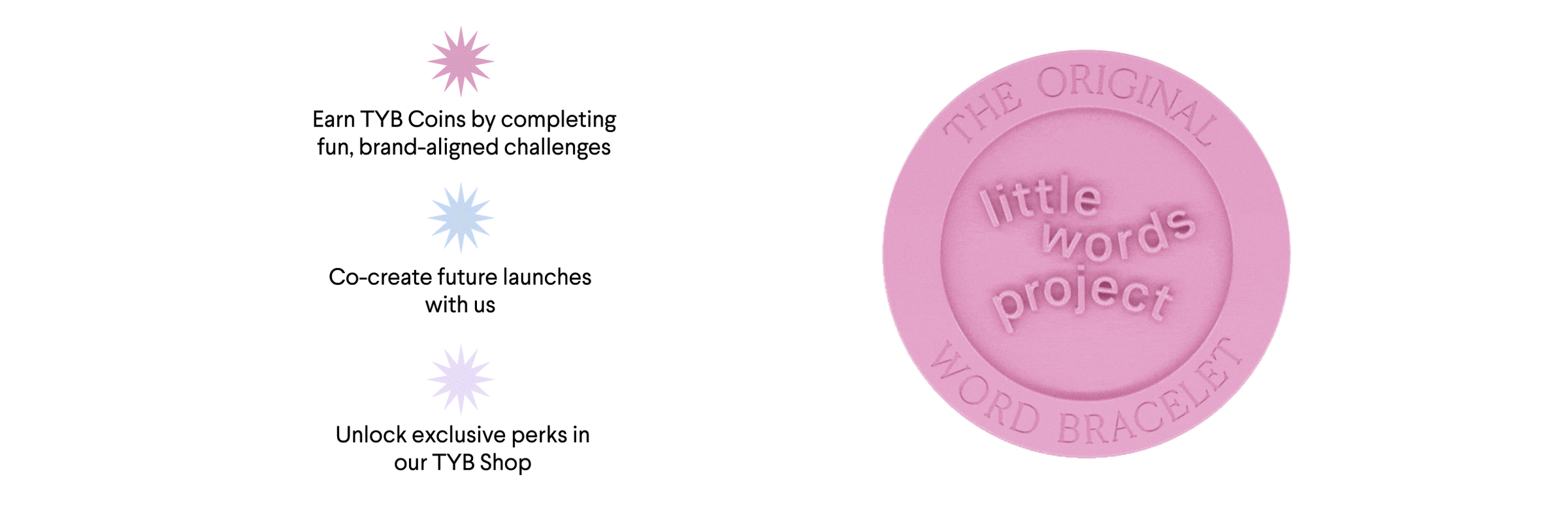 Join TYB Rewards | Community Loyalty Program - Little Words Project