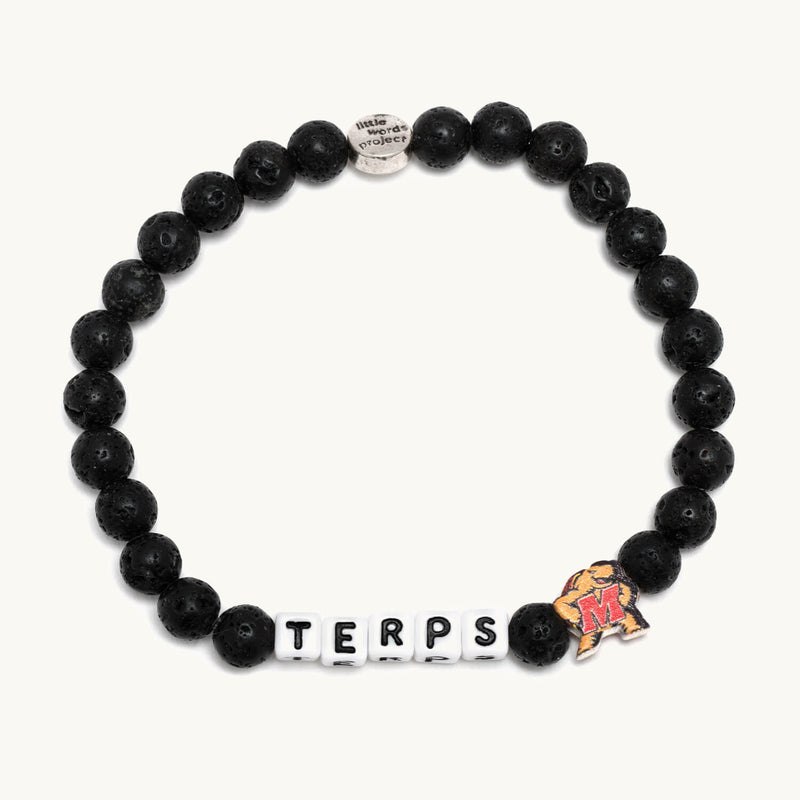Terps® Lava Stone- University of Maryland® Bracelet