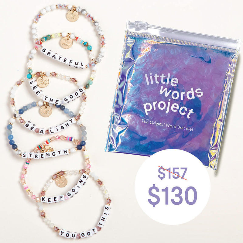 Little Words Project Happy As F*ck S/M Bracelet WS-HAF-PCL1