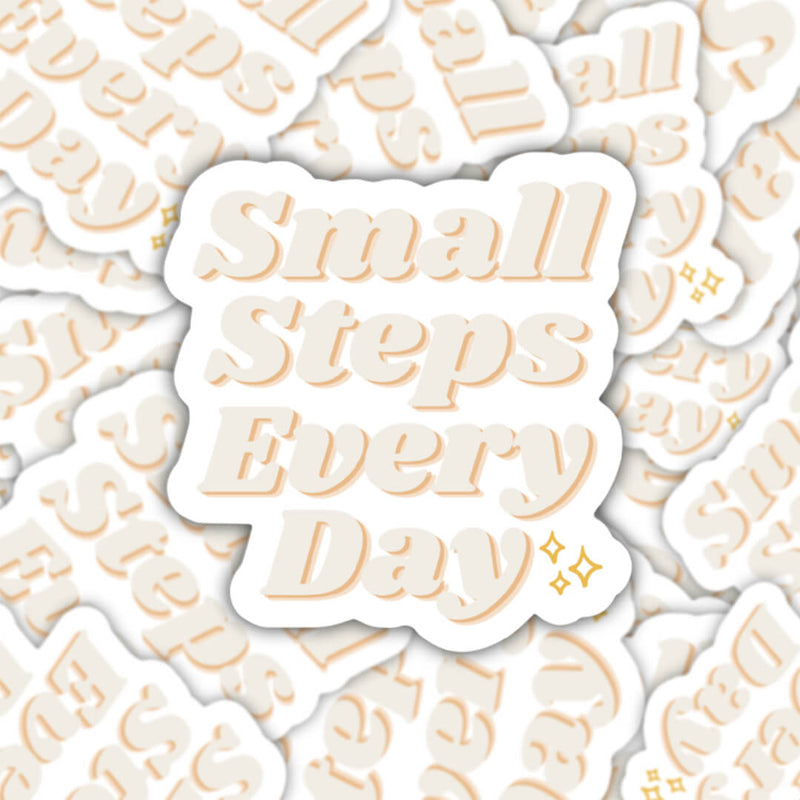 Small Steps Every Day Sticker