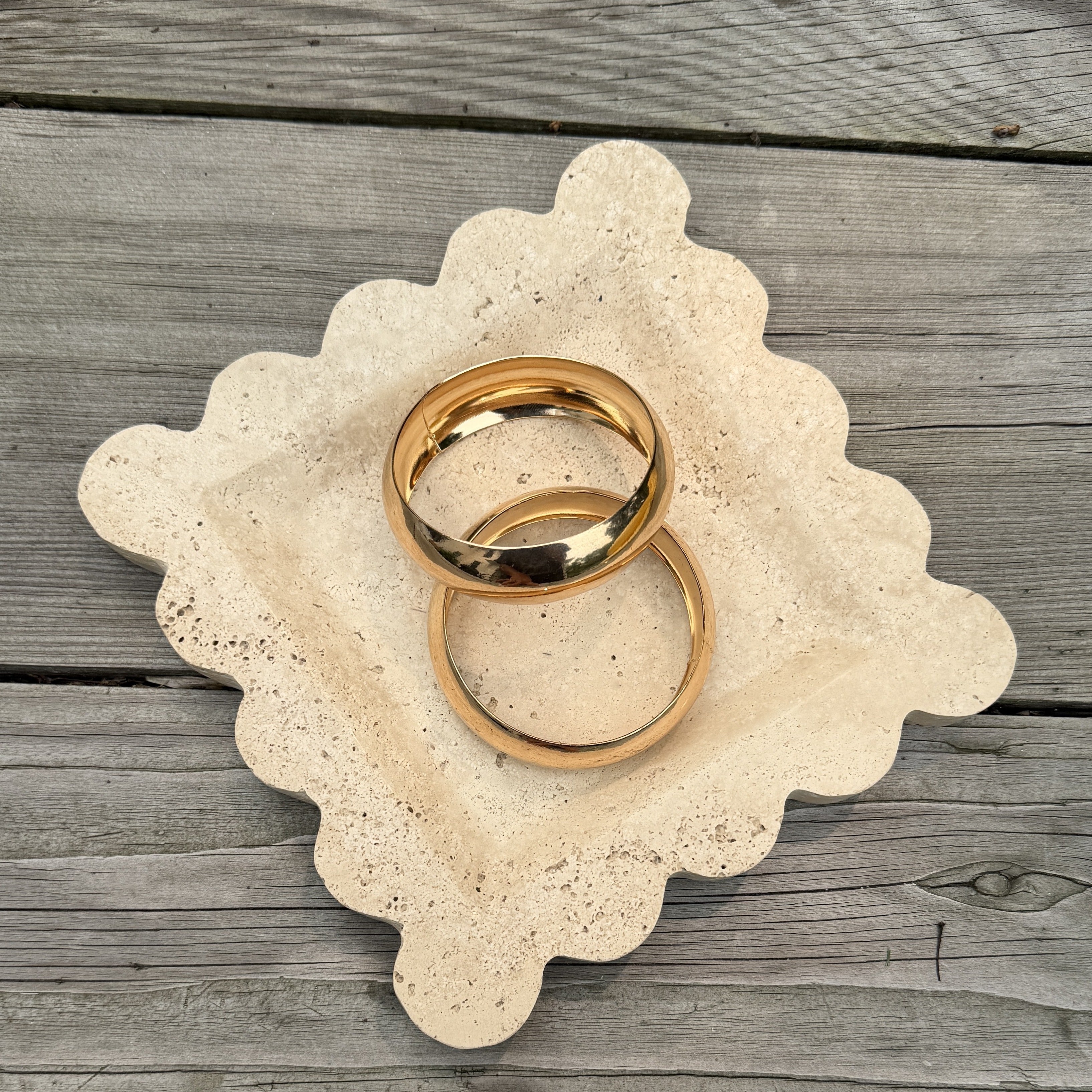 Pair of Chunky Gold Bangles