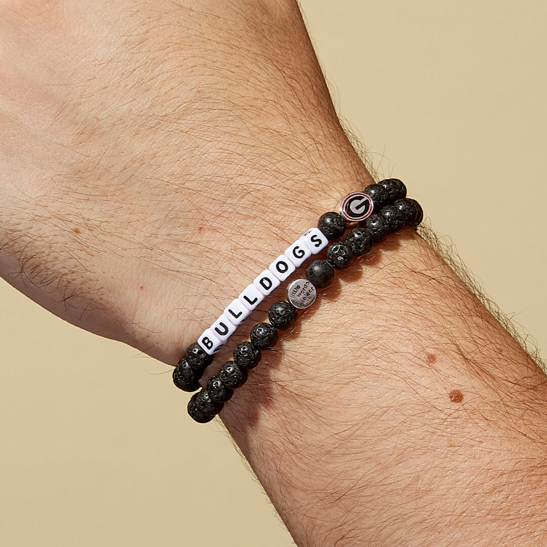 Bulldogs® Lava Stone- University of Georgia® Bracelet