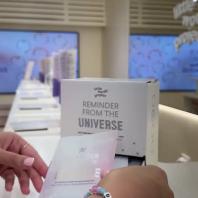 Video of someone opening a blind bag