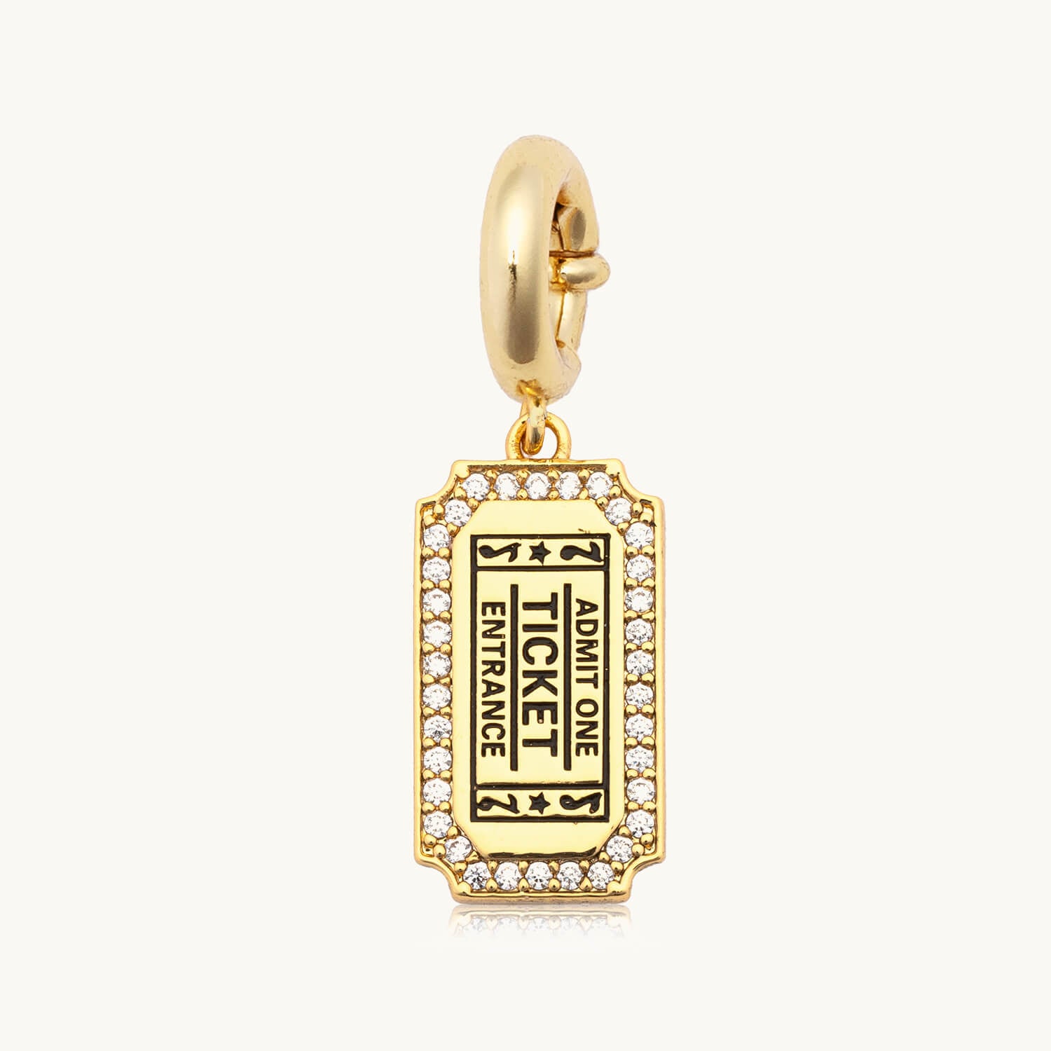 Concert Ticket Charm