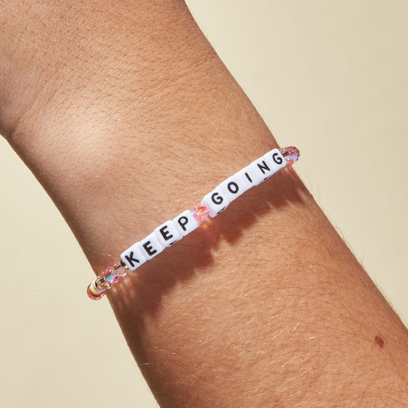 Keep Going Bracelet  Motivational Bracelets - Little Words Project