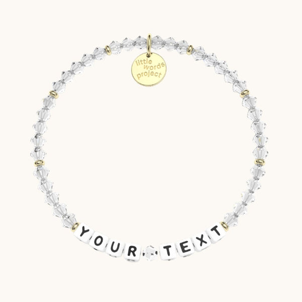 Custom Clear Crystal Bracelet