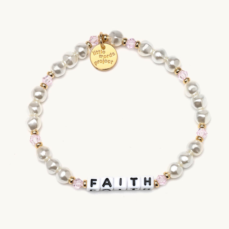 Faith- Pearl Bracelet