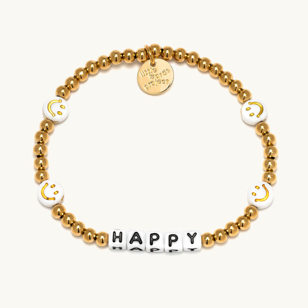 Happy- Gold Plated