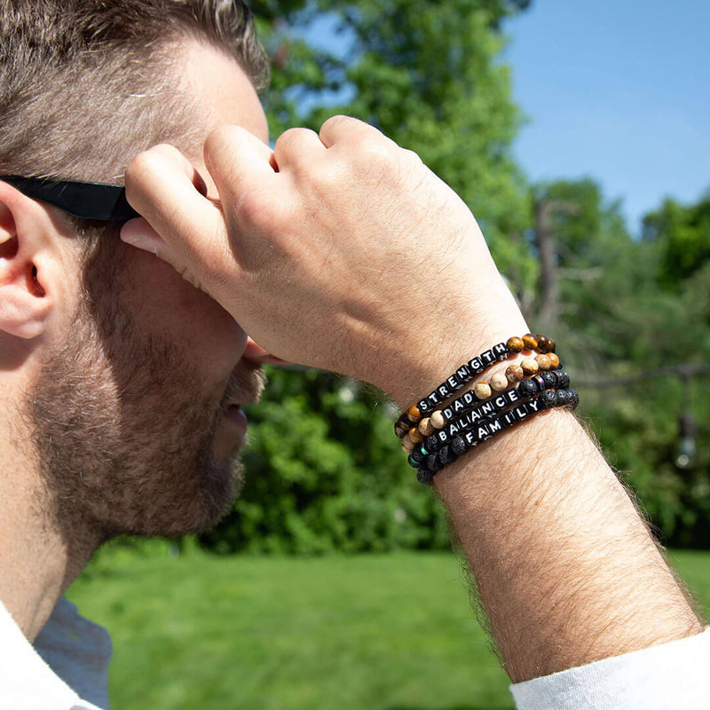 I'm Wearing Tennessee orange for him. | Beaded braclets, Clay bracelet,  Beads bracelet design