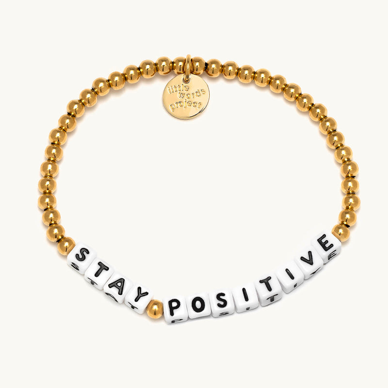 Stay Positive- Gold Plated